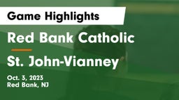 Red Bank Catholic  vs St. John-Vianney  Game Highlights - Oct. 3, 2023