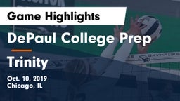 DePaul College Prep  vs Trinity Game Highlights - Oct. 10, 2019