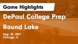 DePaul College Prep  vs Round Lake  Game Highlights - Aug. 28, 2021