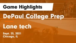 DePaul College Prep  vs Lane tech Game Highlights - Sept. 25, 2021