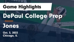 DePaul College Prep  vs Jones Game Highlights - Oct. 3, 2022