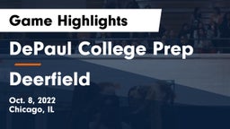 DePaul College Prep  vs Deerfield Game Highlights - Oct. 8, 2022