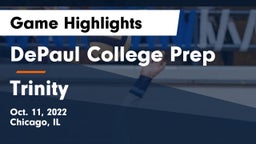DePaul College Prep  vs Trinity Game Highlights - Oct. 11, 2022