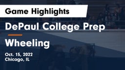 DePaul College Prep  vs Wheeling Game Highlights - Oct. 15, 2022