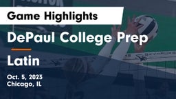 DePaul College Prep vs Latin Game Highlights - Oct. 5, 2023