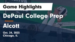 DePaul College Prep vs Alcott Game Highlights - Oct. 24, 2023