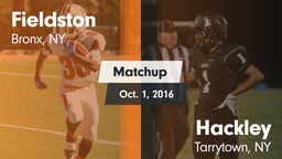 Matchup: Fieldston vs. Hackley  2016