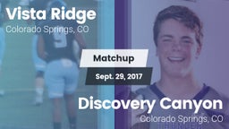 Matchup: Vista Ridge High vs. Discovery Canyon  2017