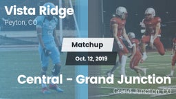 Matchup: Vista Ridge High vs. Central - Grand Junction  2019