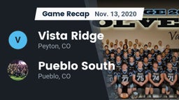 Recap: Vista Ridge  vs. Pueblo South  2020