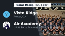 Recap: Vista Ridge  vs. Air Academy  2021