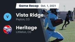 Recap: Vista Ridge  vs. Heritage  2021