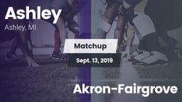 Matchup: Ashley vs. Akron-Fairgrove 2019