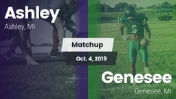 Matchup: Ashley vs. Genesee  2019