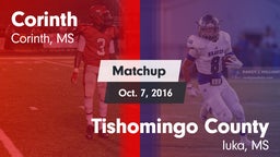 Matchup: Corinth vs. Tishomingo County  2016