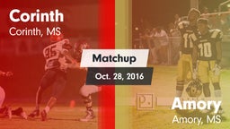 Matchup: Corinth vs. Amory  2016