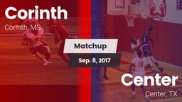 Matchup: Corinth vs. Center  2017