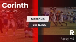 Matchup: Corinth vs. R 2017