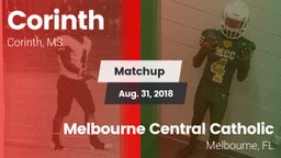 Matchup: Corinth vs. Melbourne Central Catholic  2018