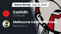 Recap: Corinth  vs. Melbourne Central Catholic  2018