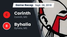 Recap: Corinth  vs. Byhalia  2018