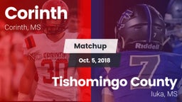 Matchup: Corinth vs. Tishomingo County  2018