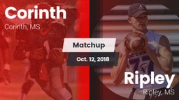 Matchup: Corinth vs. Ripley  2018