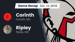 Recap: Corinth  vs. Ripley  2018