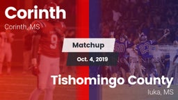 Matchup: Corinth vs. Tishomingo County  2019