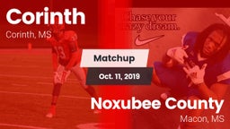 Matchup: Corinth vs. Noxubee County  2019