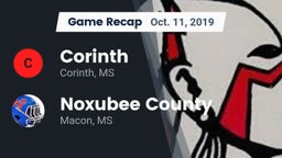 Recap: Corinth  vs. Noxubee County  2019