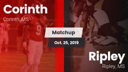 Matchup: Corinth vs. Ripley  2019