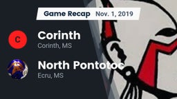 Recap: Corinth  vs. North Pontotoc  2019