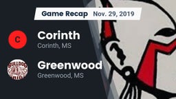 Recap: Corinth  vs. Greenwood   2019