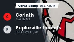 Recap: Corinth  vs. Poplarville hornets 2019