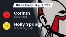 Recap: Corinth  vs. Holly Springs  2020