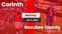 Matchup: Corinth vs. Noxubee County  2020