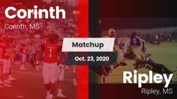 Matchup: Corinth vs. Ripley  2020