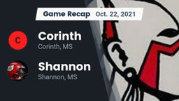 Recap: Corinth  vs. Shannon  2021