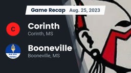 Recap: Corinth  vs. Booneville  2023