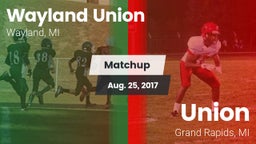 Matchup: Wayland vs. Union  2017