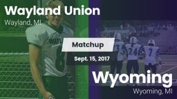 Matchup: Wayland vs. Wyoming  2017
