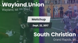 Matchup: Wayland vs. South Christian  2017