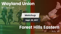 Matchup: Wayland vs. Forest Hills Eastern  2017