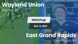 Matchup: Wayland vs. East Grand Rapids  2017