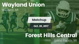 Matchup: Wayland vs. Forest Hills Central  2017