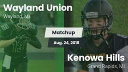 Matchup: Wayland vs. Kenowa Hills  2018