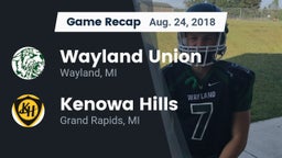 Recap: Wayland Union  vs. Kenowa Hills  2018
