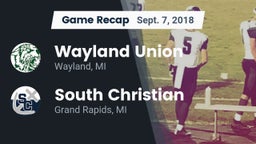 Recap: Wayland Union  vs. South Christian  2018