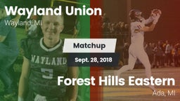 Matchup: Wayland vs. Forest Hills Eastern  2018